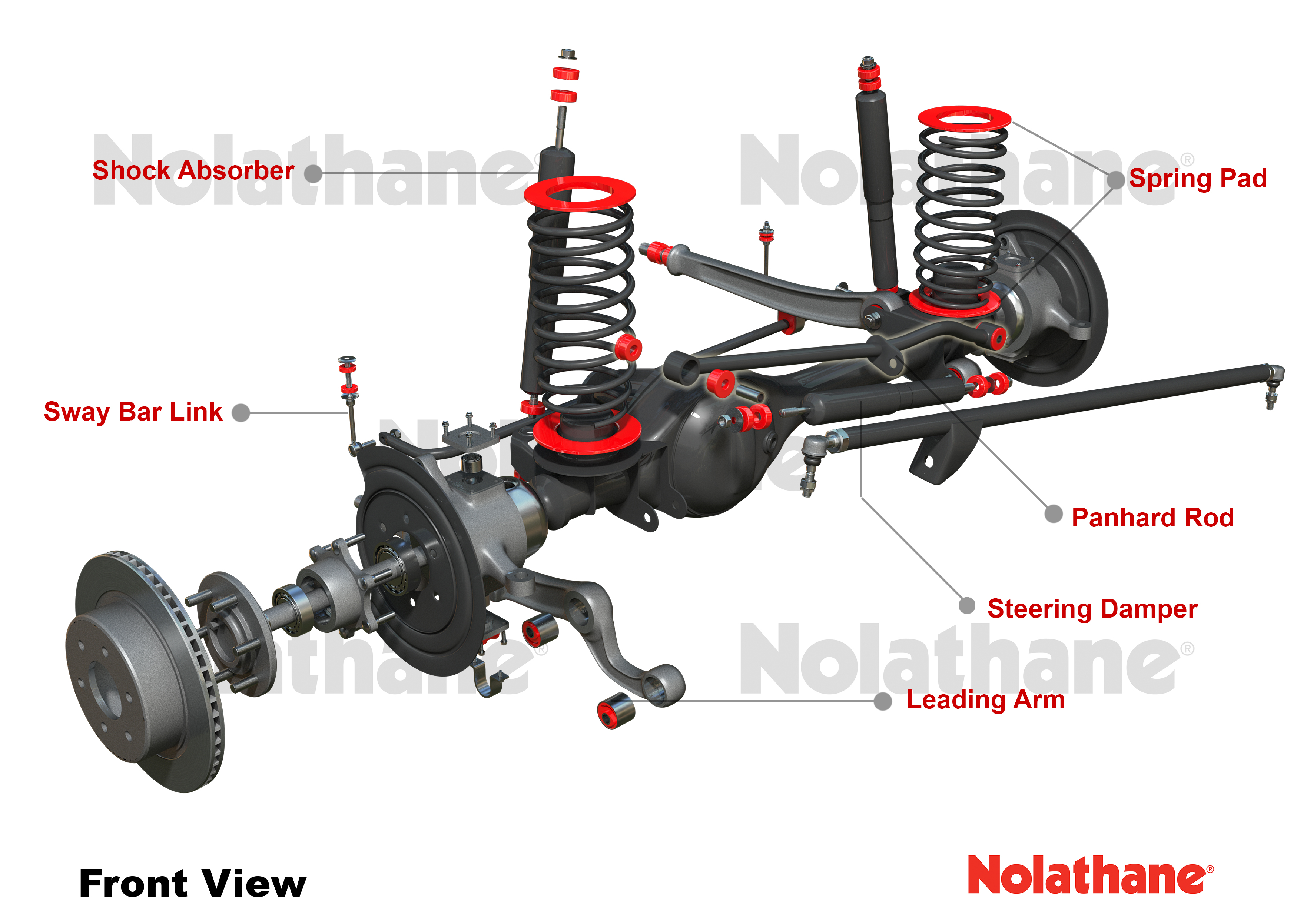 Nissan patrol gu suspension diagram