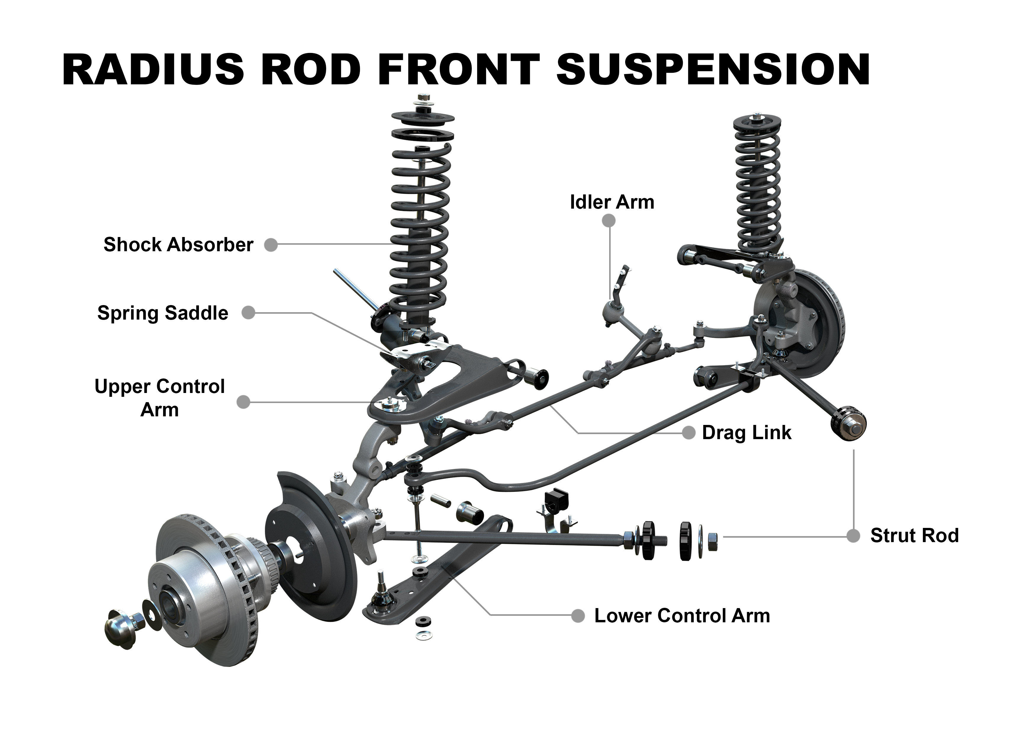 Nolathane Suspension Bushings suitable for FORD FALCON XK, XL, XM, XP