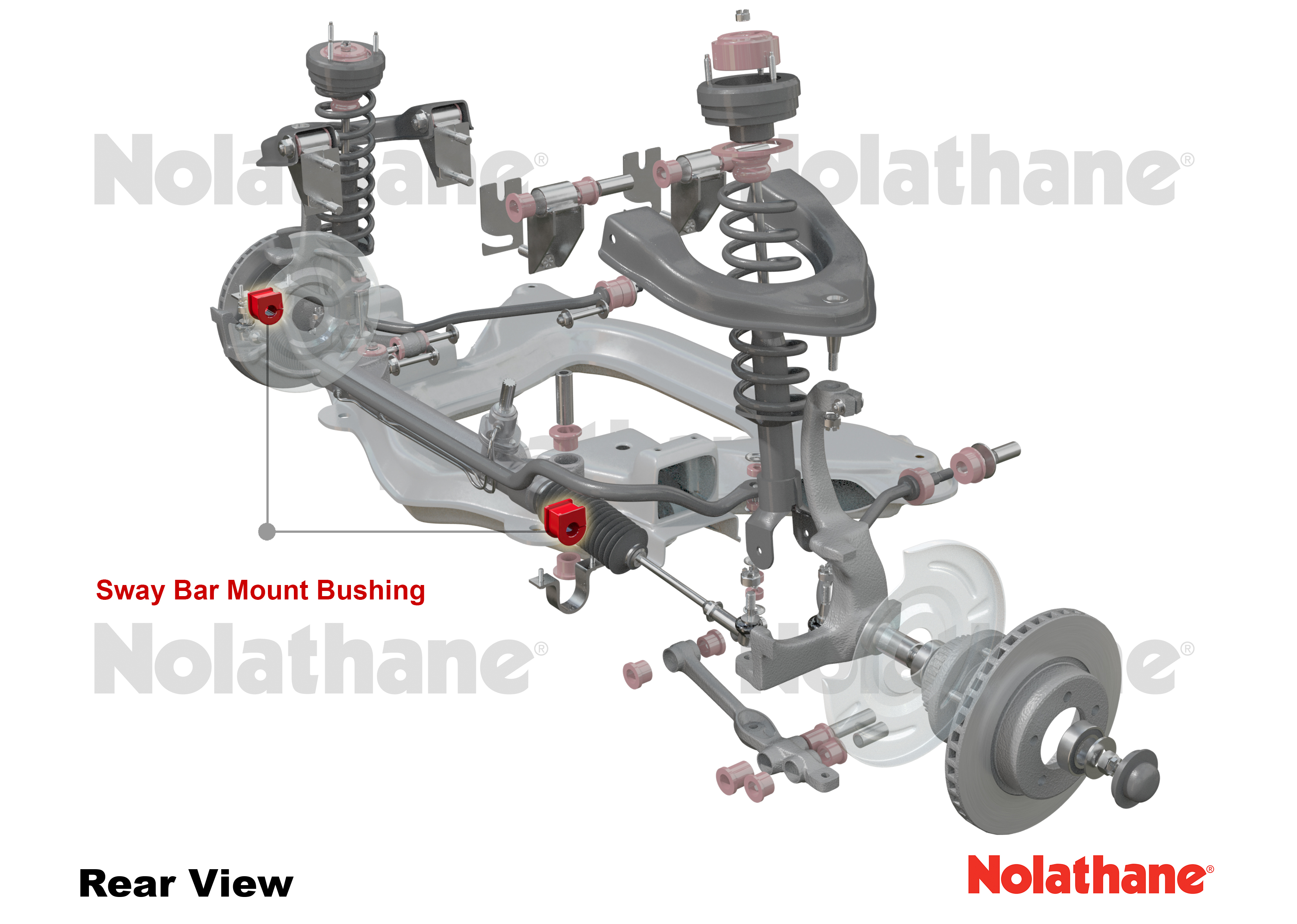 Nolathane Front Sway bar mount bushing 